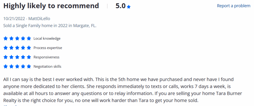 review of tara burner real estate