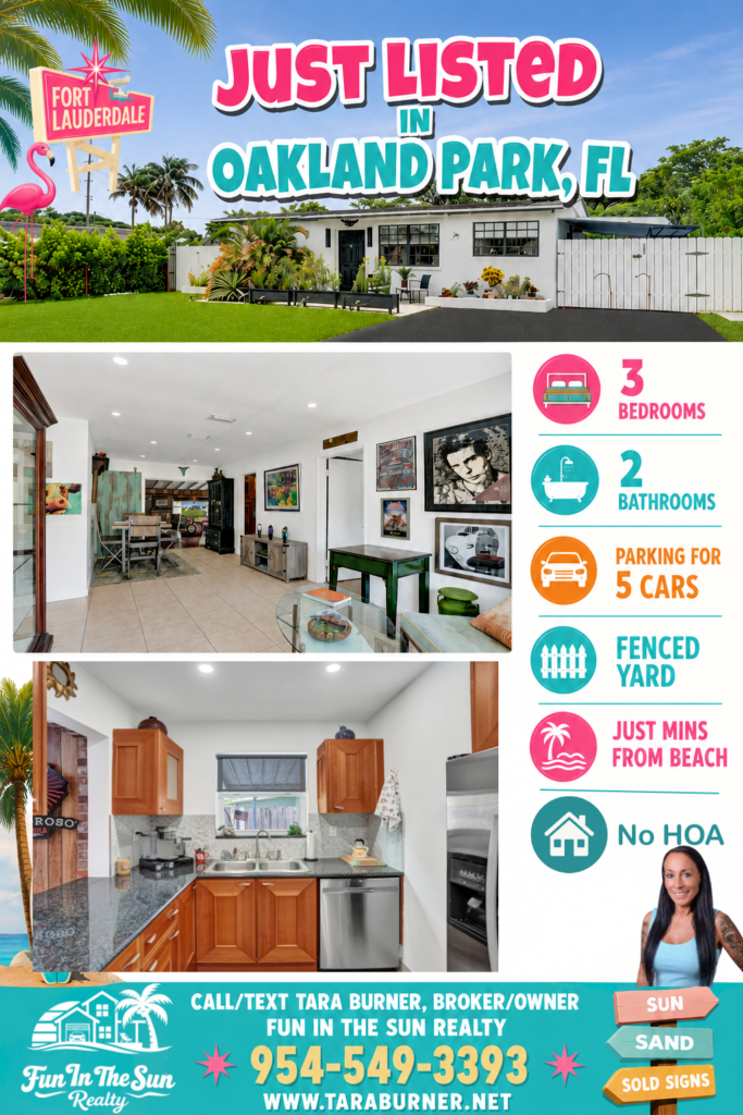 4131 nw 11 ave oakland park fl home for sale, fort lauderdale home for sale, fun in the sun realty